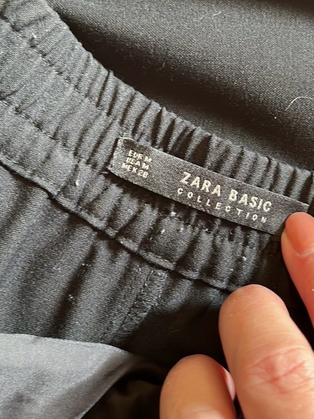 Zara Basic Collection Black Track Pants / Joggers